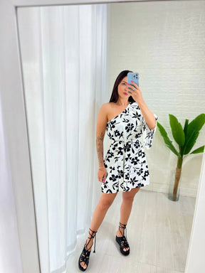 Vestido Nula Manga Floral